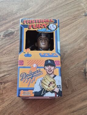 Autographed Dodgers Roki Sasaki Bobblehead